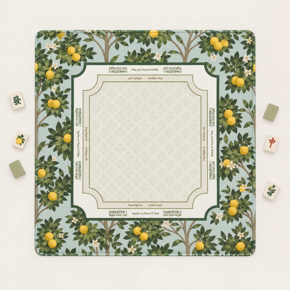 THE ORANGE GROVE Mahjong Mat