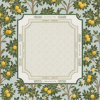 THE ORANGE GROVE Mahjong Mat