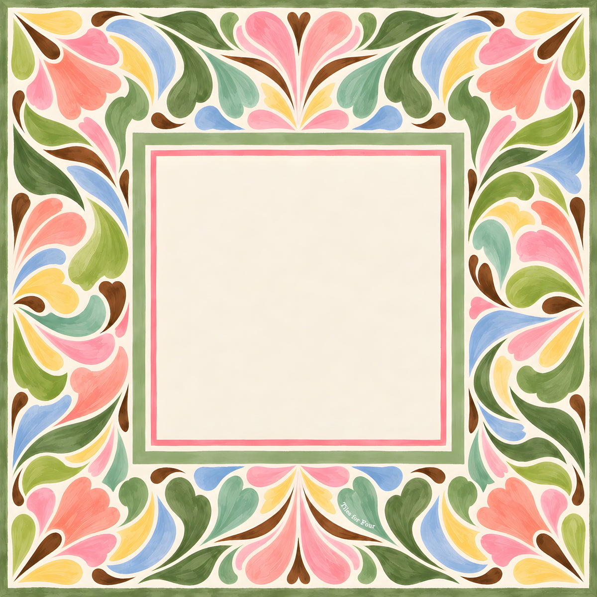 THE GARDEN PARTY Mahjong Mat