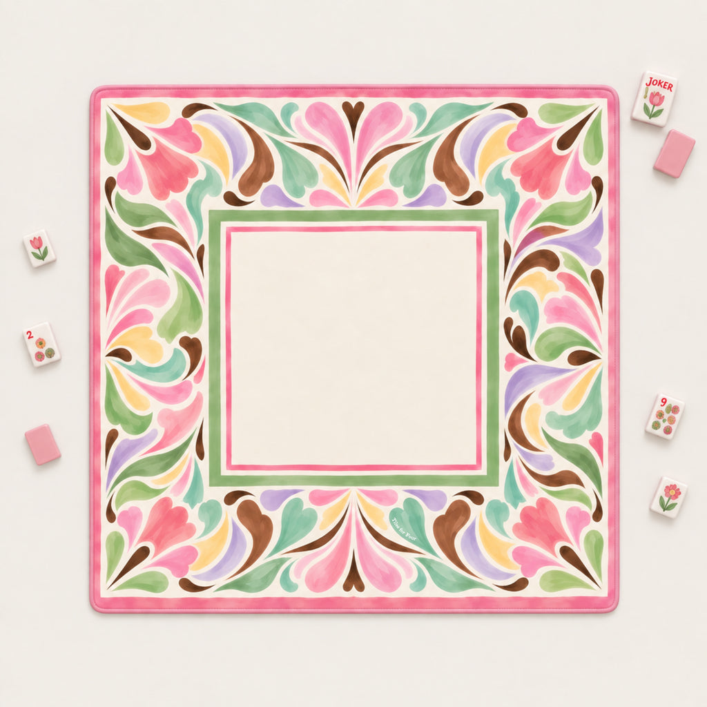 THE SWEET PEA Mahjong Mat