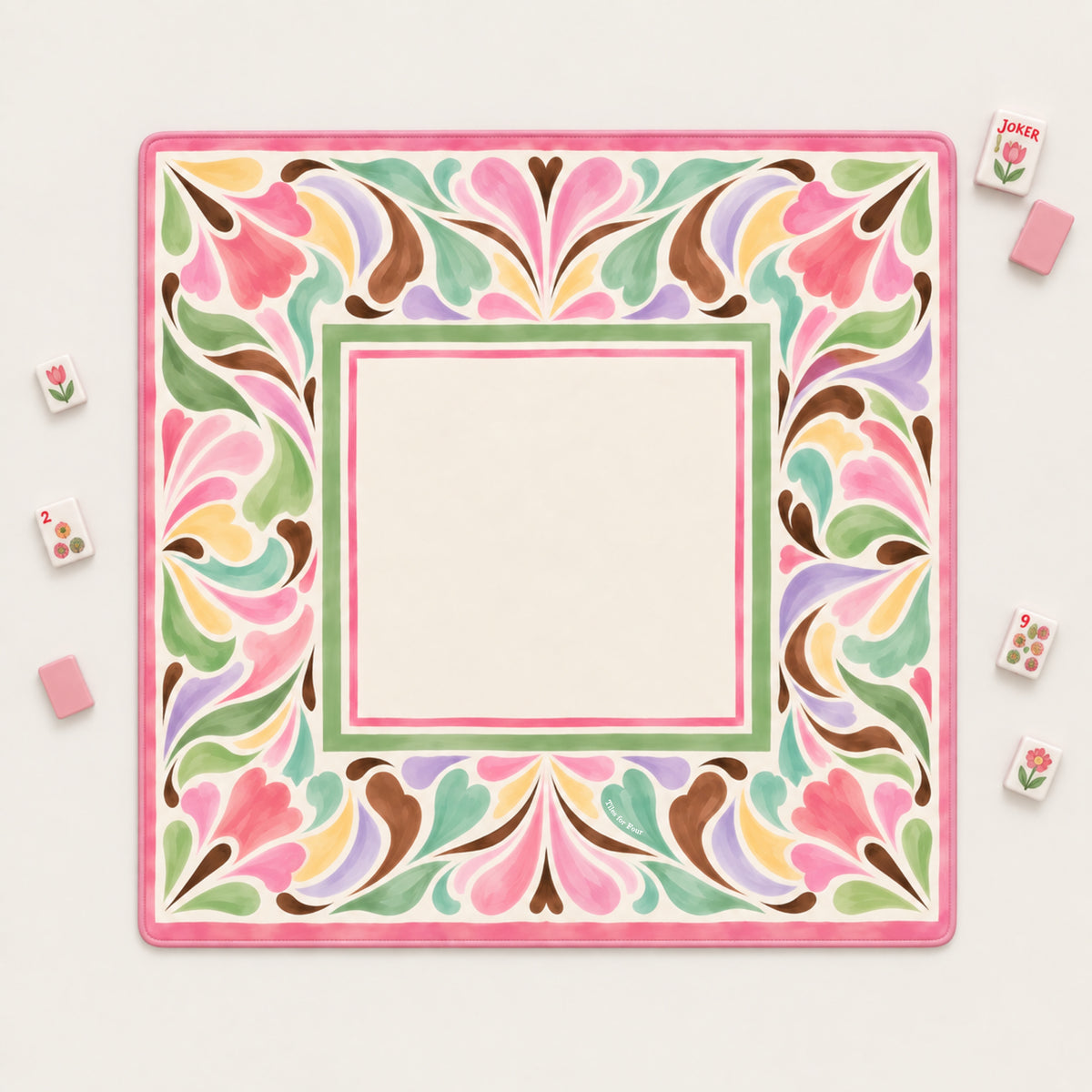 THE SWEET PEA Mahjong Mat