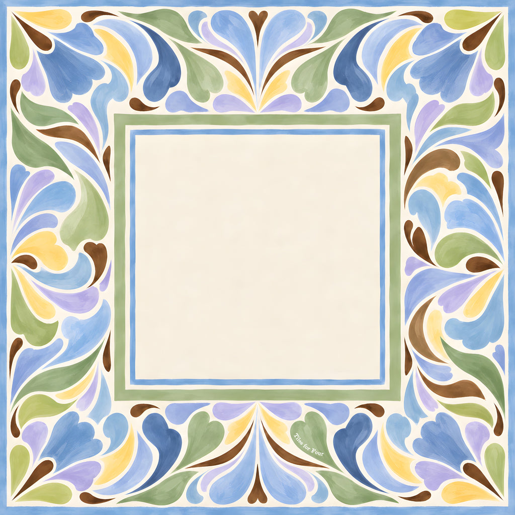 THE LARKSPUR Mahjong Mat