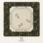 THE MIDNIGHT GROVE Botanical Mahjong Mat — Game Night Tile Table Mat, American Mahjong Gift, Mahjong Accessories, Dark Green Mat
