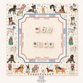 THE PATRIOT PUPS Dog Mahjong Mat — 4th of July Game Night Tile Table Mat, American Mahjong Gift, Mahjong Accessories, Dog Lover Mat