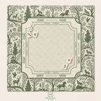FOREST & FABLE Green Mahjong Mat — Game Night Tile Table Mat, American Mahjong Accessories, Mahjong Gift, Mahjong Gift